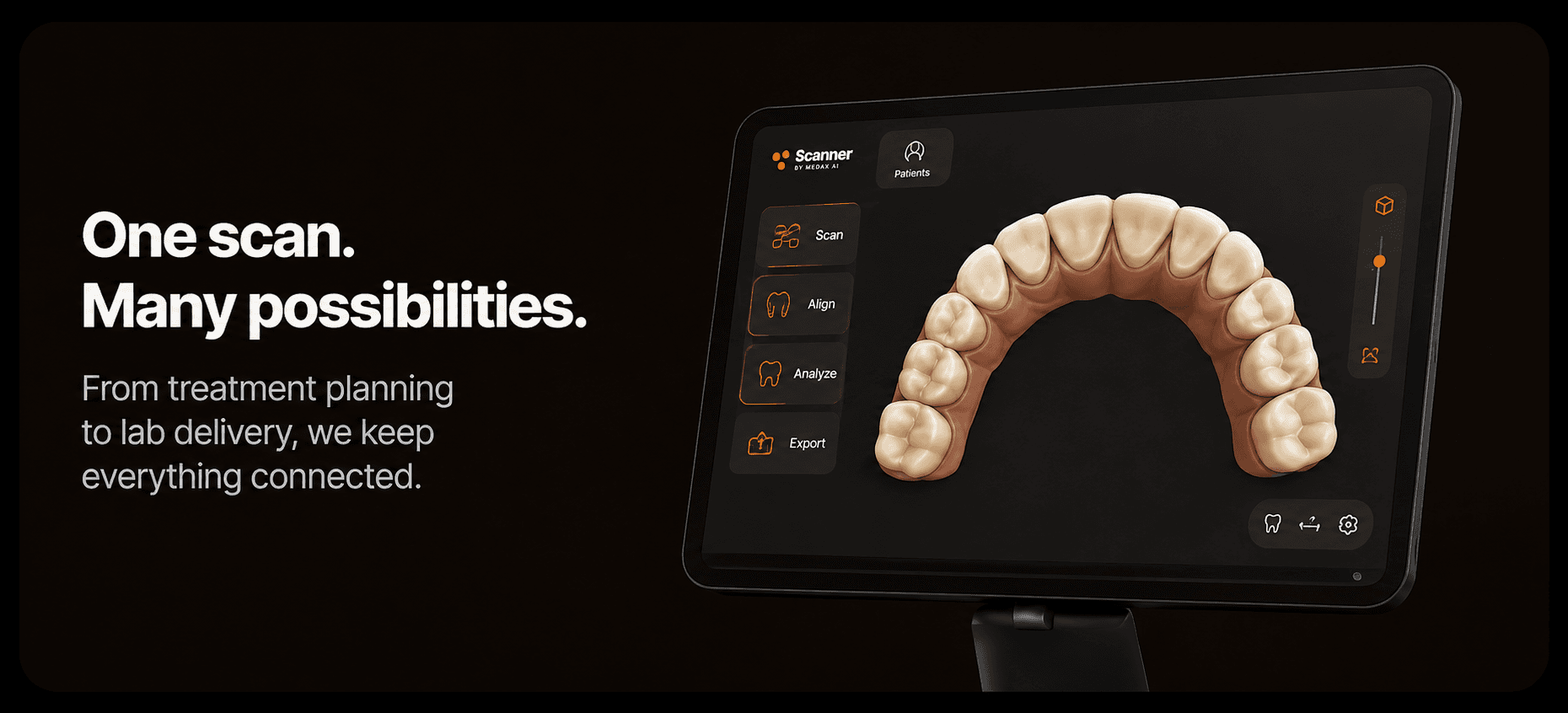One scan many possibilities workflow visual