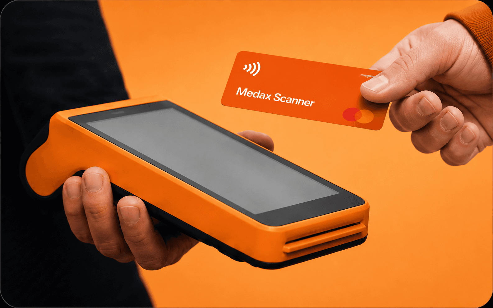 Payment and handheld workflow visual
