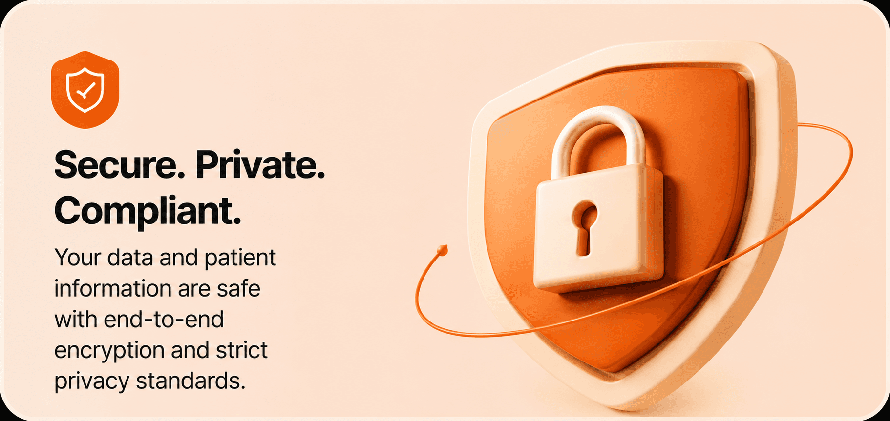 Secure, private, compliant service visual